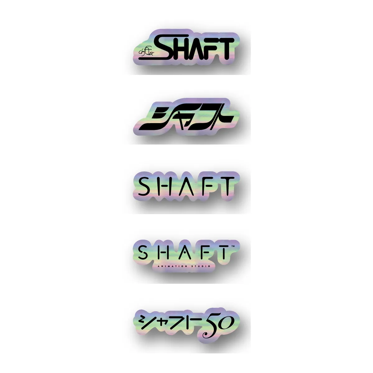 歴代ロゴステッカーセット<br>メタルver