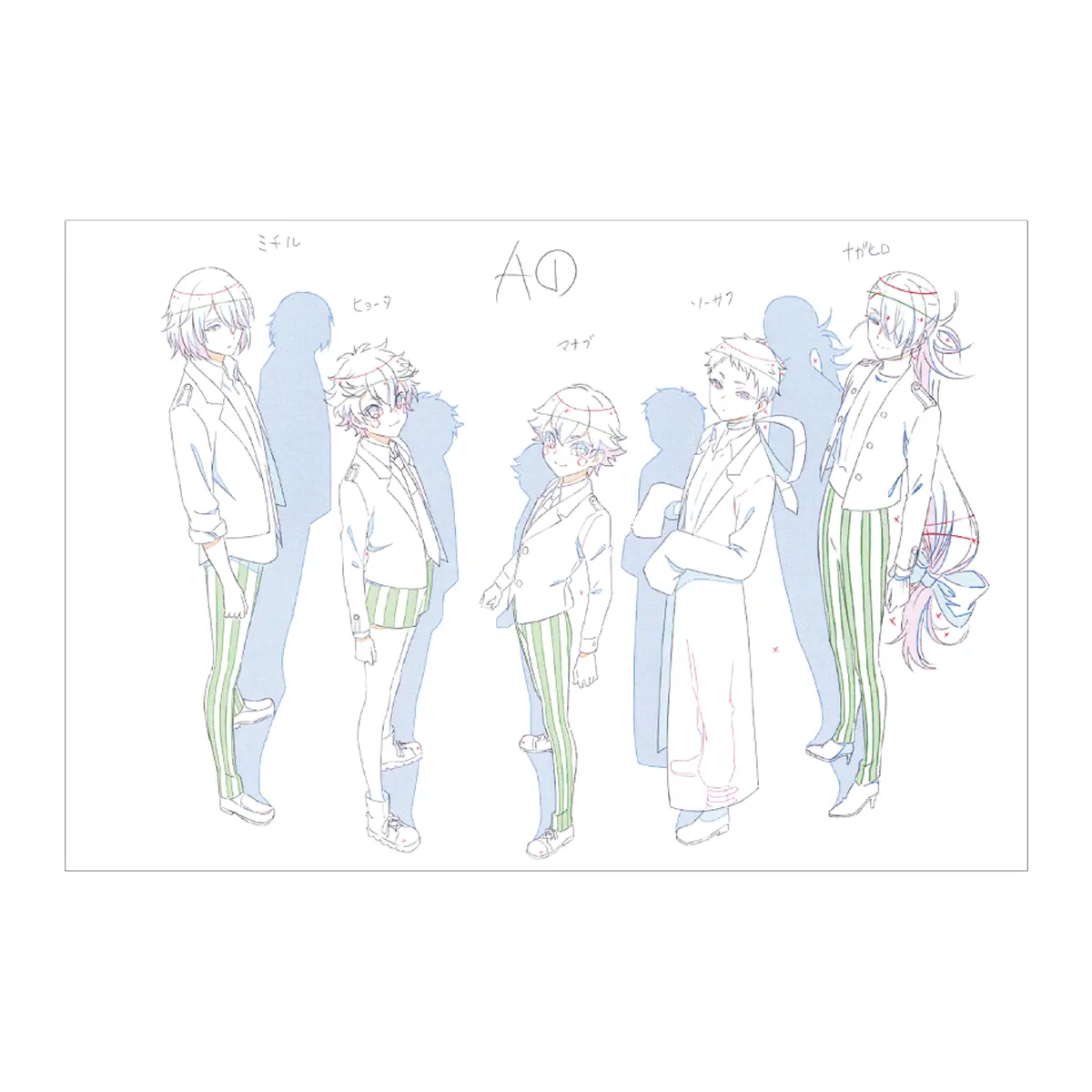 原画コレクションポストカード<br>全24種<br>（前期、後期共通商品）