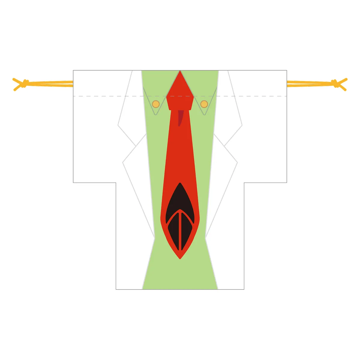 ぱにぽにだっしゅ！<br>ベッキーの白衣衣装巾着